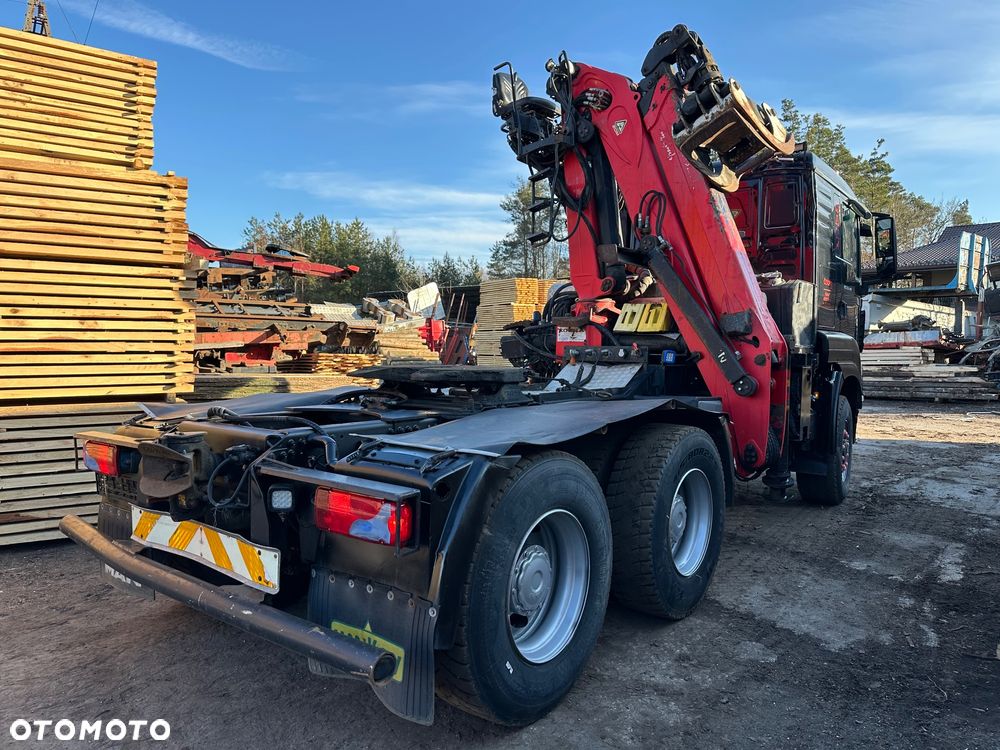 MAN TGS 33.440 6x6 do drewna 2013 epsilon drzewa lasu hds - 8