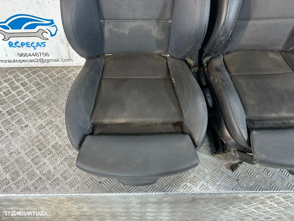 .Conjunto Bancos Tecido E Pele Originais BMW Série 1 E87 Pack M Frente Frontal Tras Traseiro 2004 - 2012 - 13
