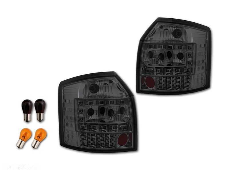 Lampy tylne kpl Led Tuning Smoke Audi A4 b6 małysz 8e 8e9 Avant Kombi 2000- - 2
