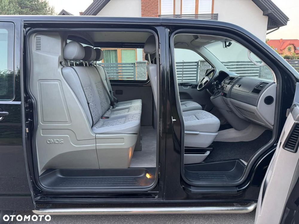 Volkswagen TRANSPORTER T5 Klima Elektryka Tempomat Brygadówka Dubel Kabina Klapa Rury - 18