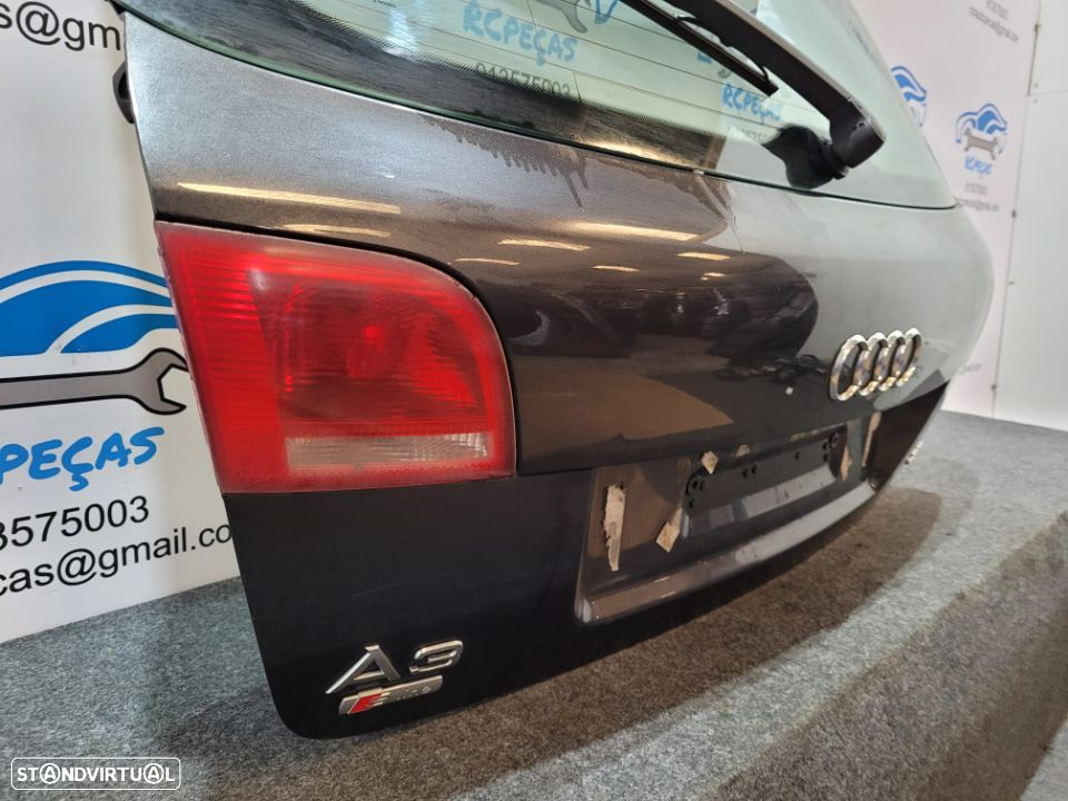 PORTA TAMPA MALA AUDI A3 8P SPORTBACK FECHO PUXADOR MOTOR VIDRO 3º STOP SPOILER AILERON - 6