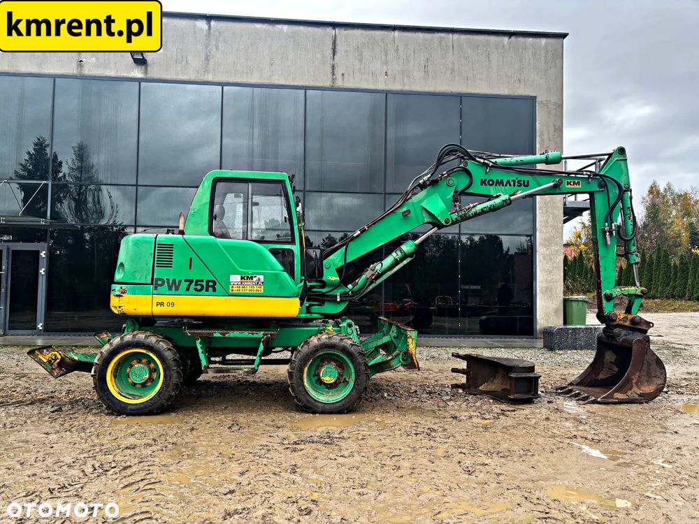 Komatsu PW 75 R KOPARKA KOŁOWA 2000r. | Komatsu pw 98  liebherr 308 309 310 wacker 9503 terex 70 Yanmar 95 - 1