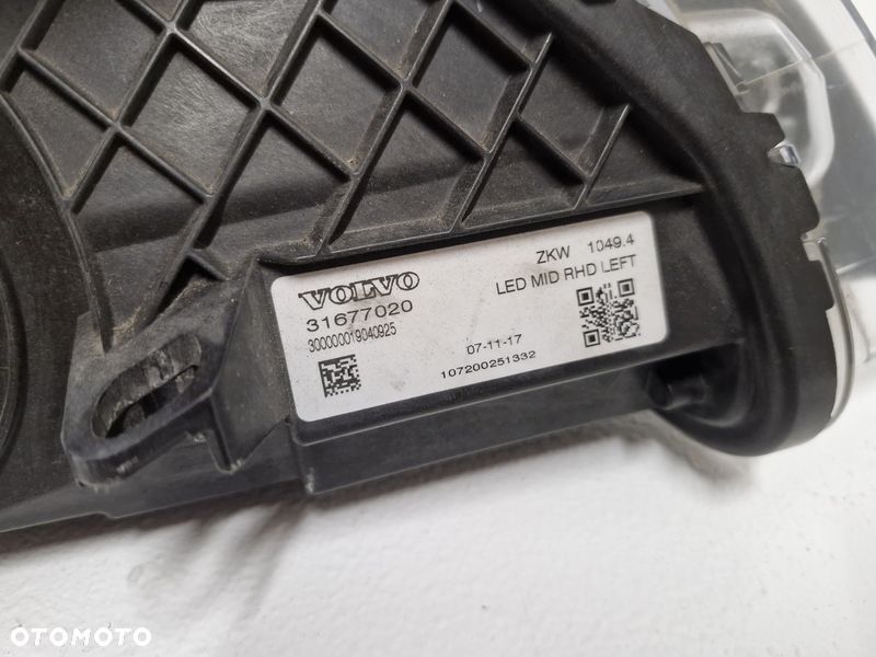 volvo v40 2 ii lift lampa lewy przód lewa przednia reflektor full led uk 31677020 - 7