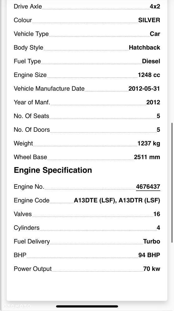 Opel Corsa D Meriva B 1.3 CDTI skrzynia biegów F355  NR. 165 - 4