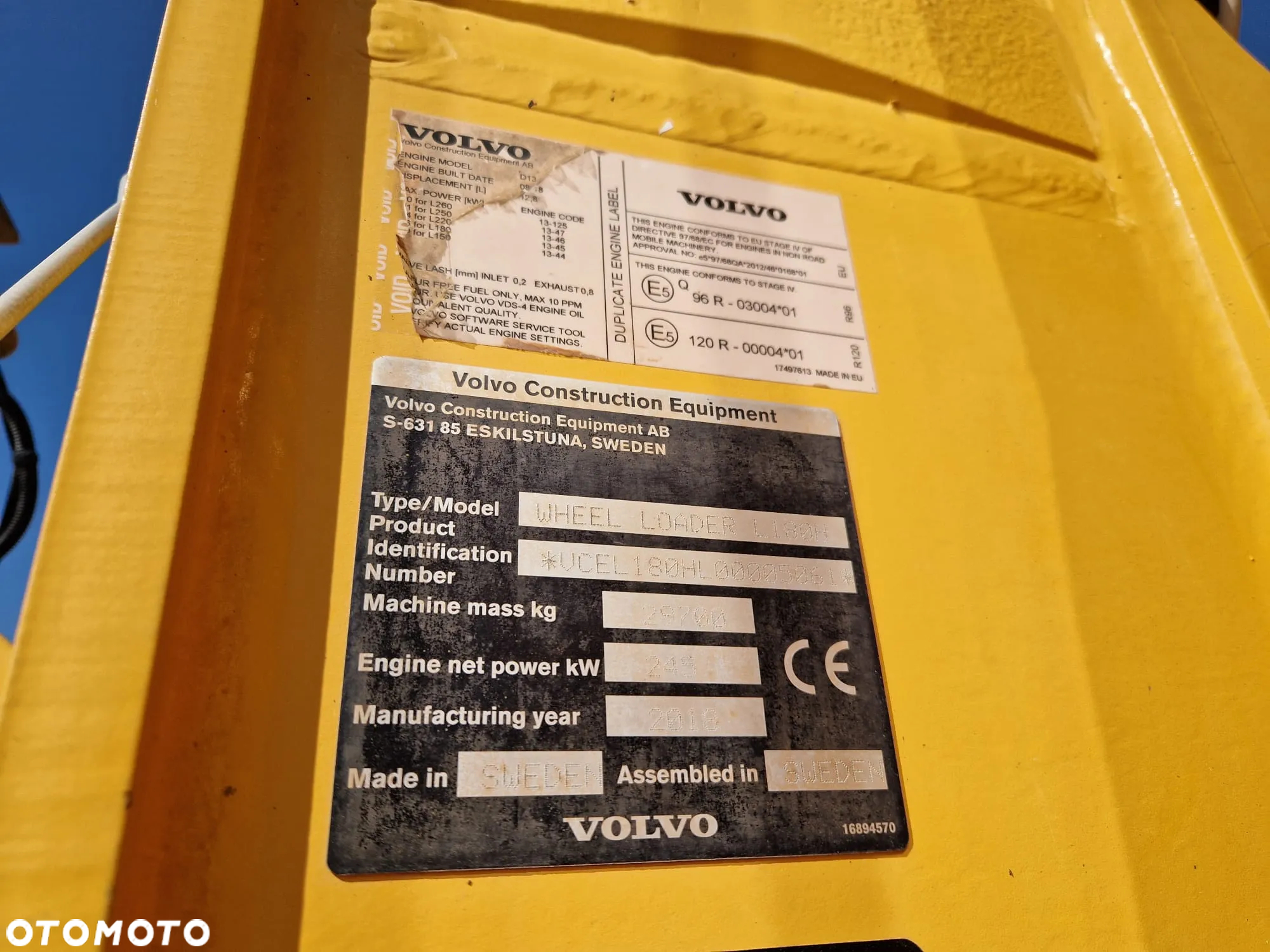 Volvo L180H * 2018r. * 10 241 mth * waga Loadmaster Alpha 100 * - 5