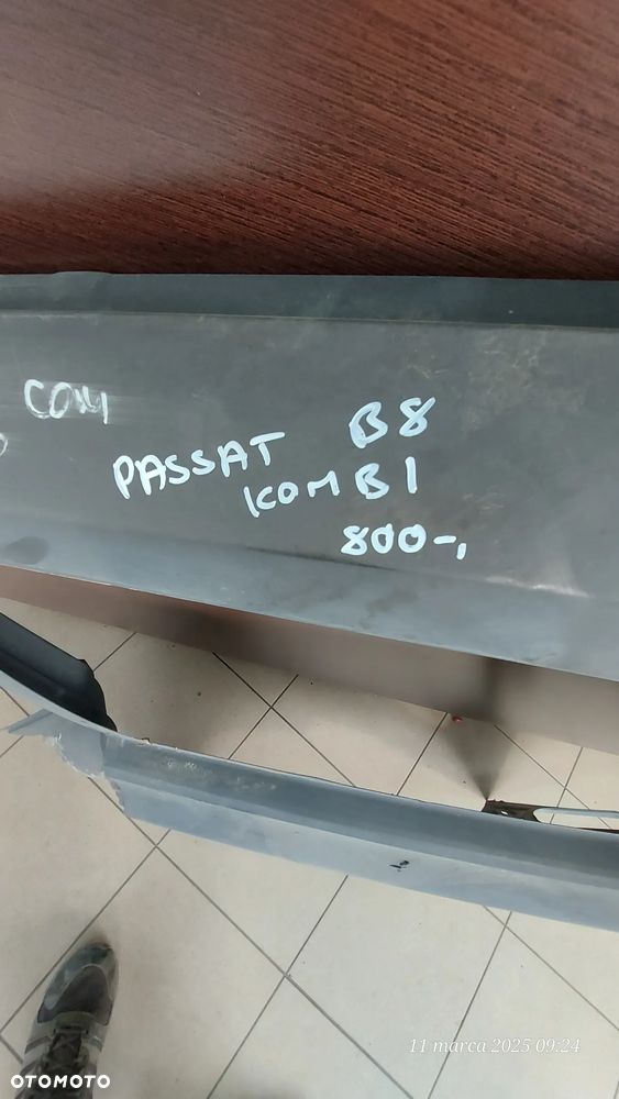 VW Passat B8 Kombi  poszycie błotnika tył lewe orginał - 3