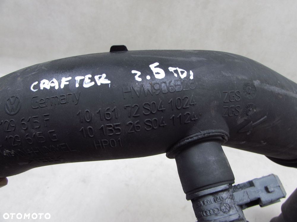 VW CRAFTER 2.5 TDI LIFT 11-18 RURA PRZEWOD DOLOT POWIETRZA 2E0129615F 021103687 - 9