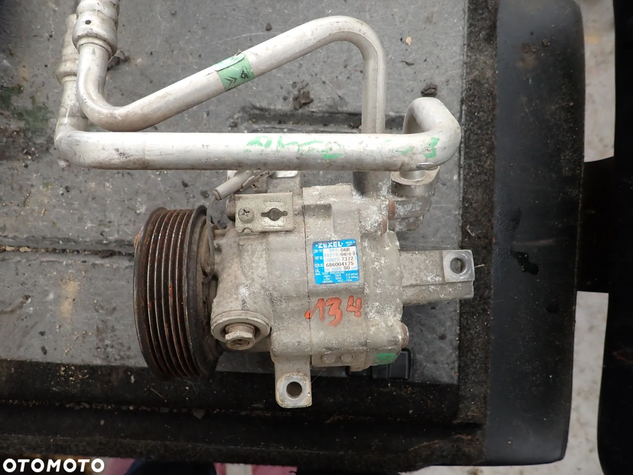 TOYOTA CITROEN PEUGEOT 1.0 1.4 SPRĘŻARKA KLIMATYZACJI 506021-7372 - 1