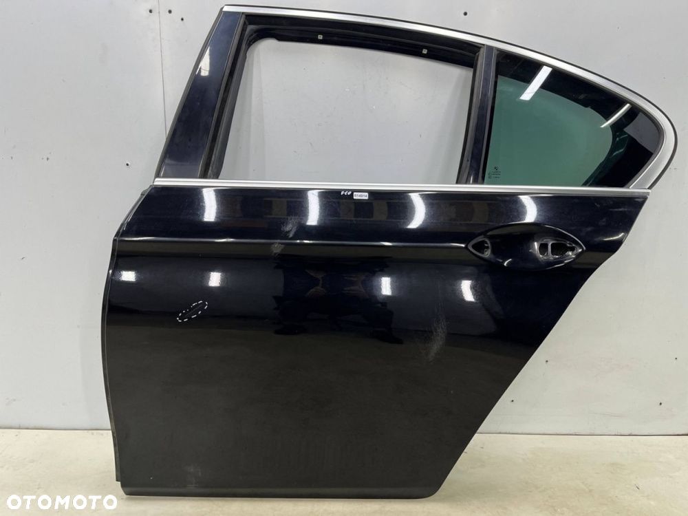 Drzwi BMW 5 F10 10-17r. lewe tylne lewy tył 668 Schwarz II - 1