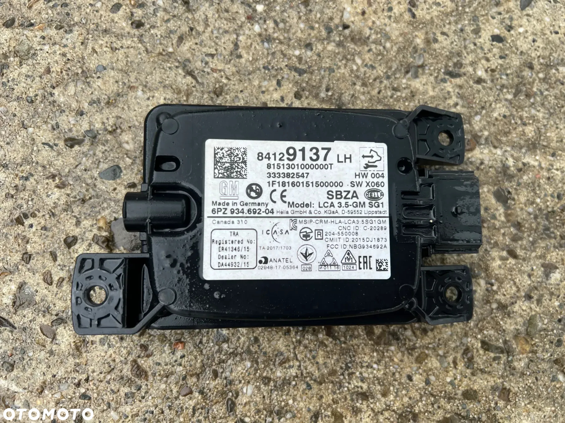 OPEL INSIGNIA B MODUŁ MARTWEGO POLA LEWY LUB PRAWY 84418801 84129136 - 2
