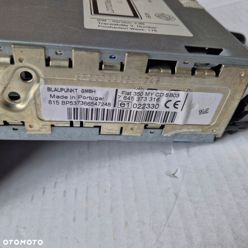 RADIO FABRYCZNE CD FIAT IDEA 7645373316 - 3