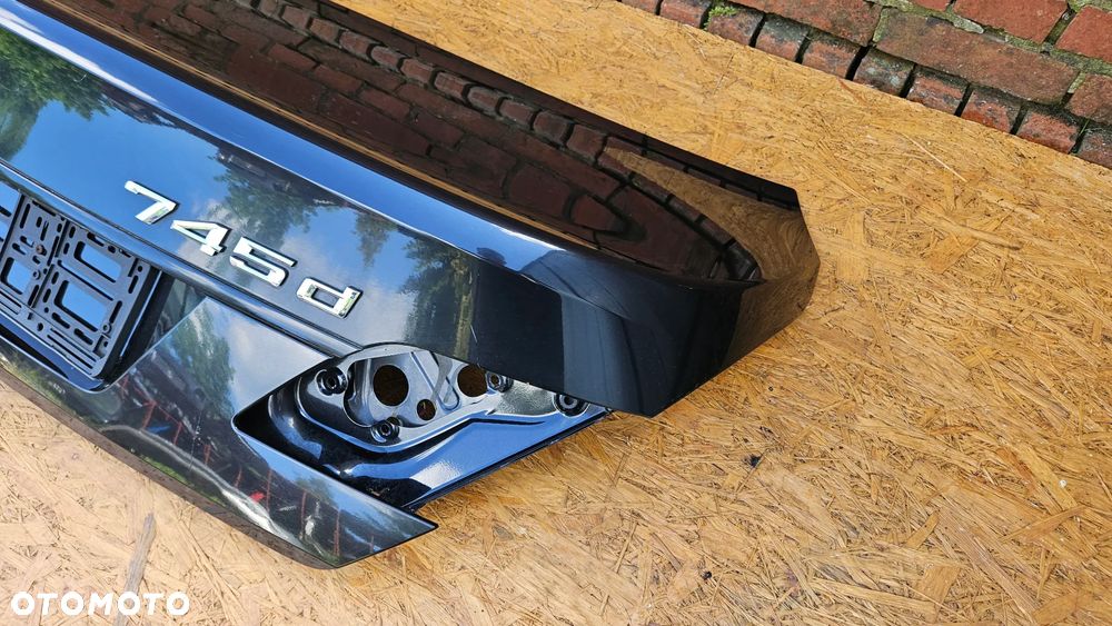 BMW 7 E65 LIFT Klapa bagażnika Czarna SCHWARZ 2 668 - 11