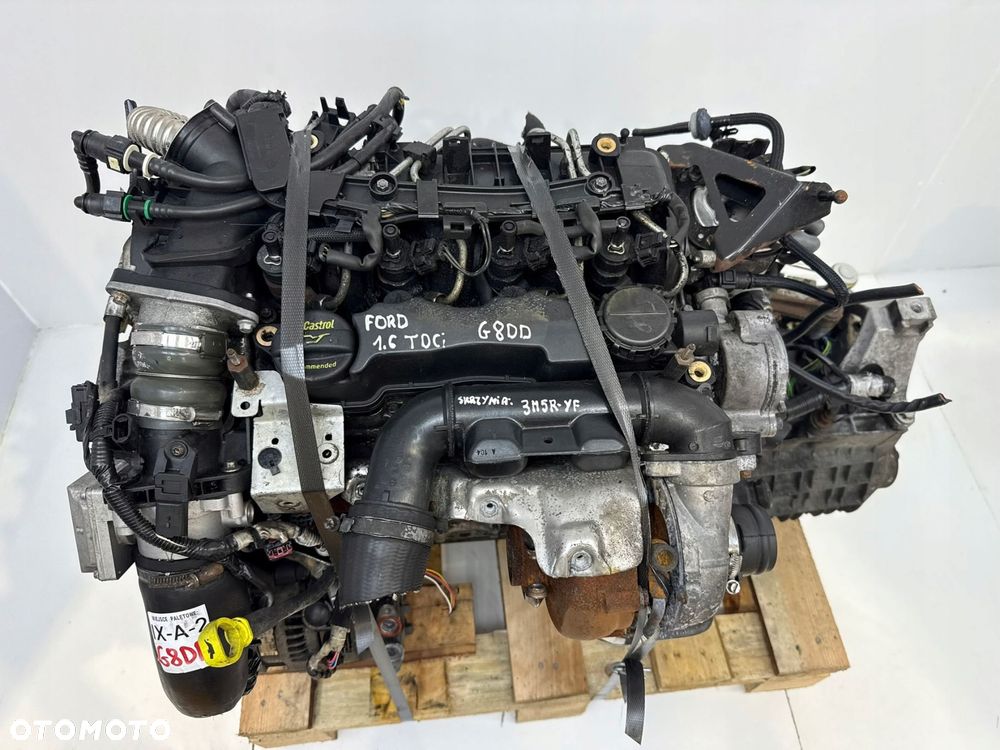 SILNIK KOMPLETNY G8DD Ford Focus II MK2 C-Max C Max 1.6 TDCI 109KM diesel - 2