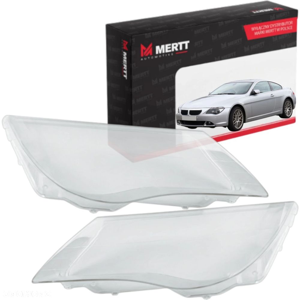 BMW 6 E63 E64 2007-2010 KOMPLET KLOSZY Reflektora przedniego szkło LEWE PRA - 1