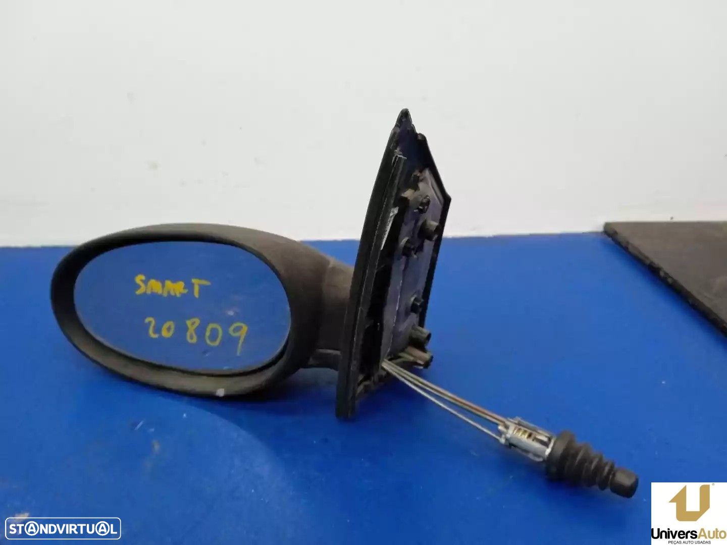 ESPELHO RETROVISOR ESQUERDO SMART FORTWO CABRIO 2005 -M160910 - 1