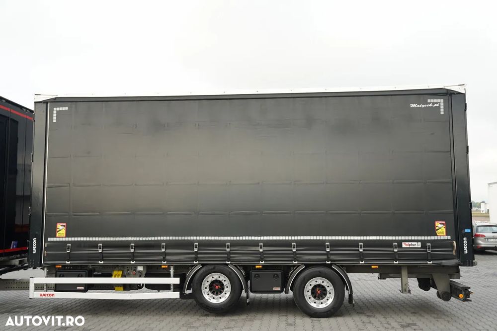 Scania SCANIA S 500 / ANSAMBLU TANDEM 120 M³ / ÎNCĂRCARE PRIN TRAVERSARE (DRIVE-THROUGH) / PRELATĂ CULISANTĂ / 7,7 M + 7,7 M / WECON / AXĂ RIDICABILĂ / - 10