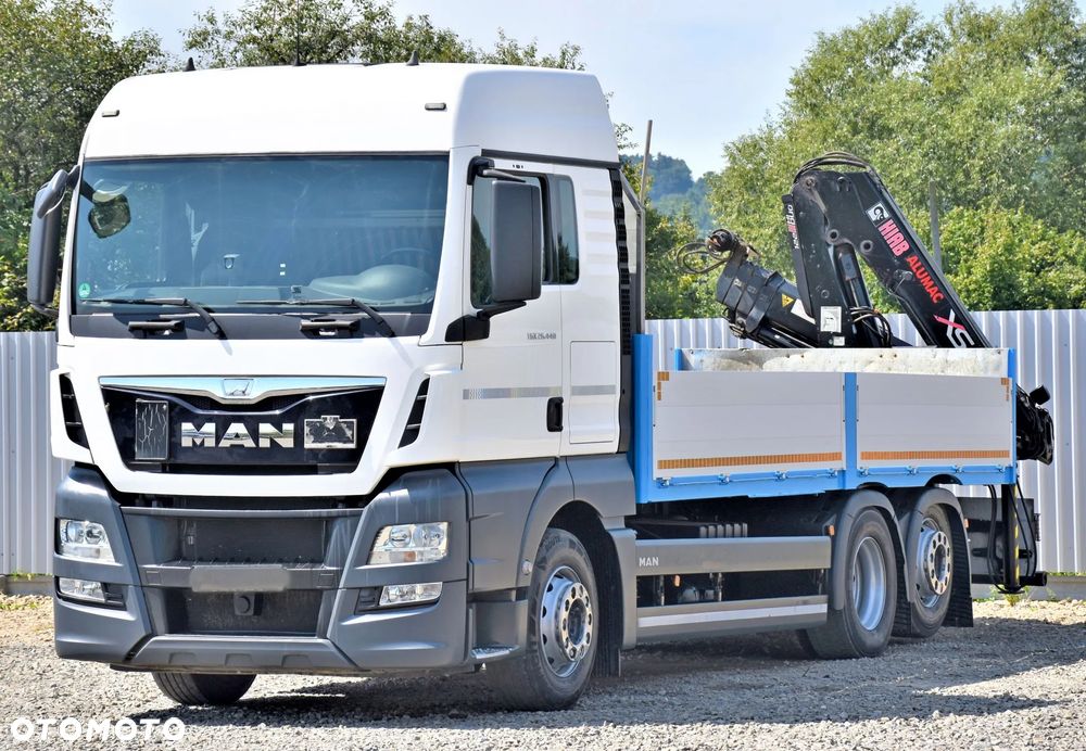 MAN TGX 26.440 * SKRZYNIA 6,20 m * HIAB 122 HIDUO + PILOT - 3
