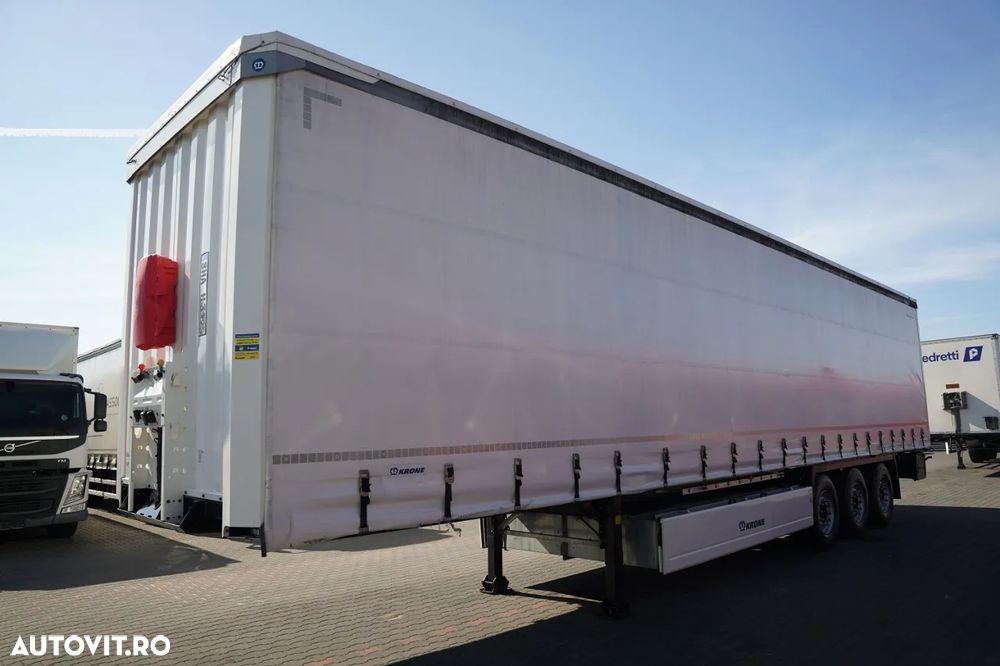 Krone / SEMIREMORCĂ CU PRELATĂ (CURTAINSIDER) / STANDARD / CUTIE PENTRU PALETI / 2 AXE RIDICABILE / 150.000 KM / UTILIZARE REDUSĂ / - 3