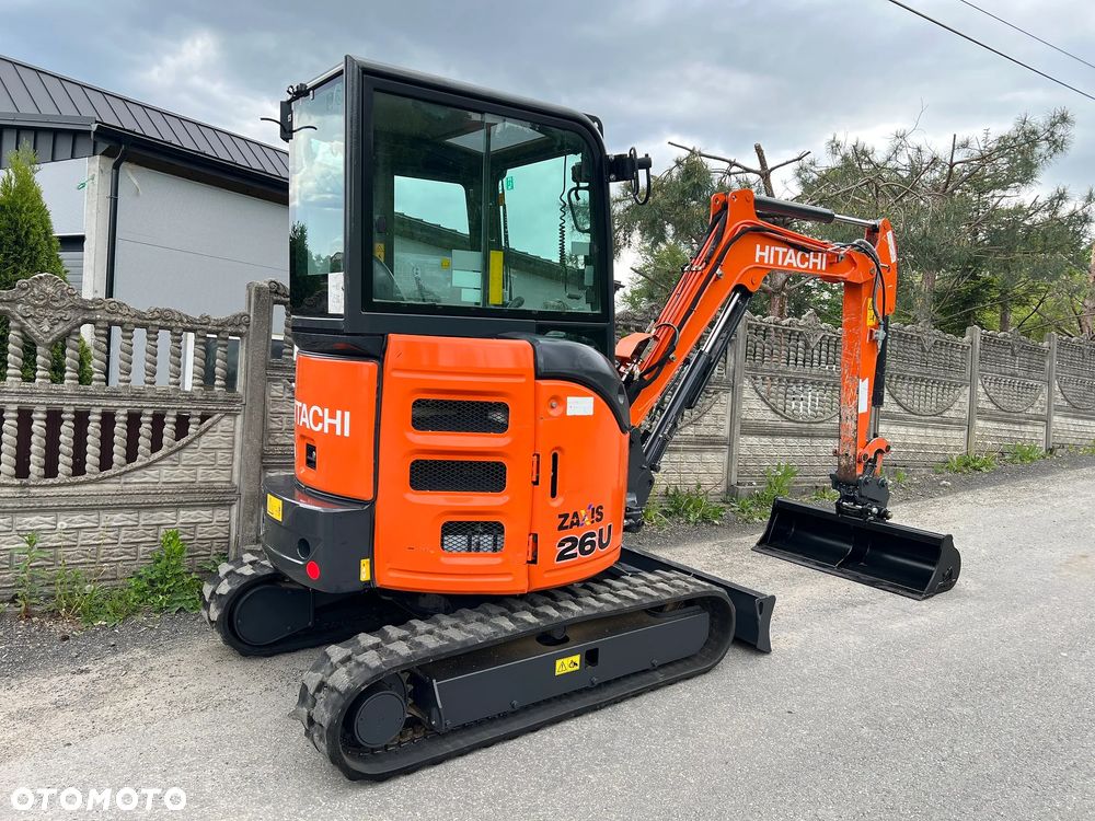 Hitachi ZAXIS 26U | Minikoparka | HITACHI ZX26 U | 3 Tony | Zerowy Obrys | Szybkozłącze Hydrauliczne | Stan IDEALNY | Mini Koparka | - 4