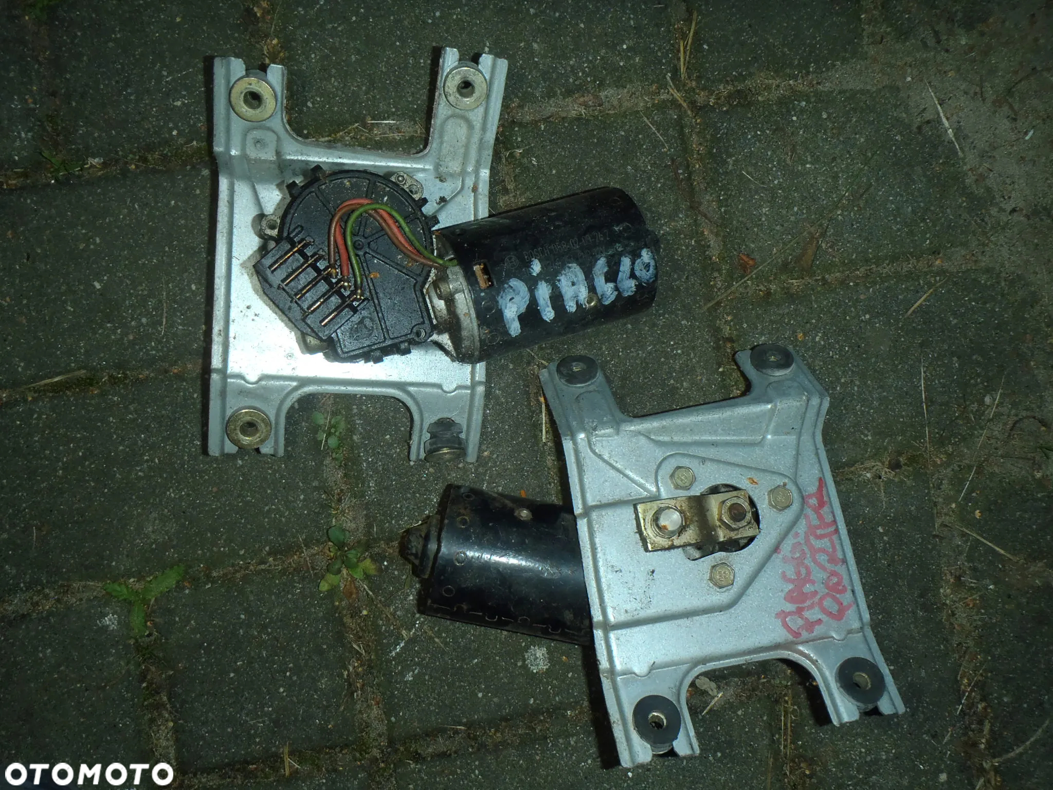 silniczek silnik mechanizm wycieraczek piaggio porter posiadam wszystkie części - 8