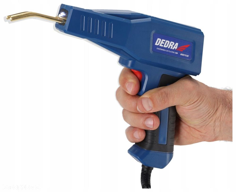 Zgrzewarka do plastiku DEDRA moc 50W max temp. 500 stopni zszywki 4x100 szt - 5