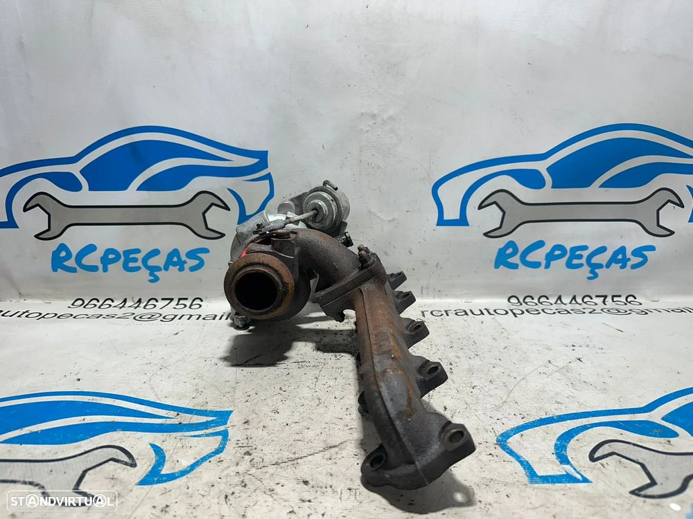.Turbo Completo Original PSA Peugeot Citroen 1.6 HDI 90cv TD025S2-06T4 9657603780 - 4