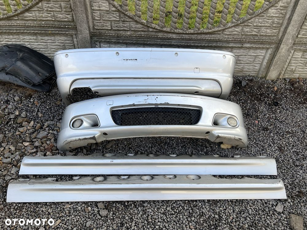 Kompletny mpakiet bmw e46 coupe cabrio titansilber zderzak nakladki