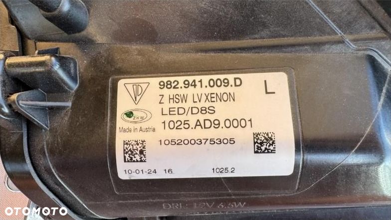 Lampy przednie Porsche 718 Boxster Cayman 982 Bi-Xenon LED NOWE - 9