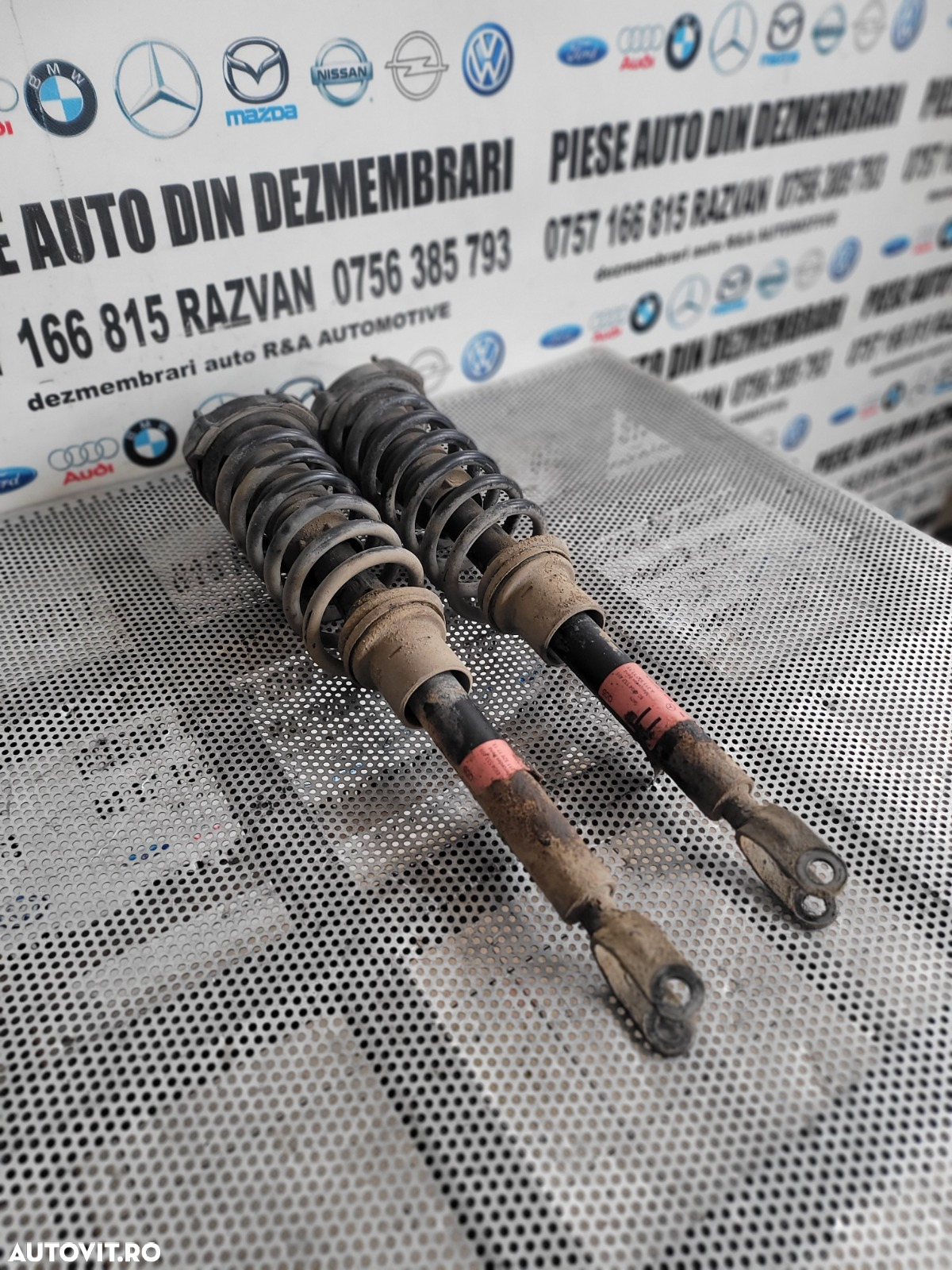 Ansamblu Telescop Arc Flansa Stanga Dreapta Fata Mercedes E Class W211 Dezmembrez Mercedes E Class W211 2.7 Cdi Automat Cod Motor 612 Volan Stanga Xenon - 3