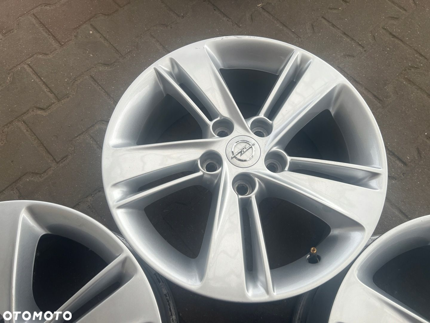 KOMPLET FELG FELGI ALU OPEL GRANDLAND 17 5X108 ET45 TPMS ORYGINALNE - 7