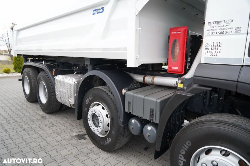 Iveco TRAKKER 450 / 8x4 / BASCULATOR / HYDRODOXY / BORDMATIC / EURO 6 / - 24