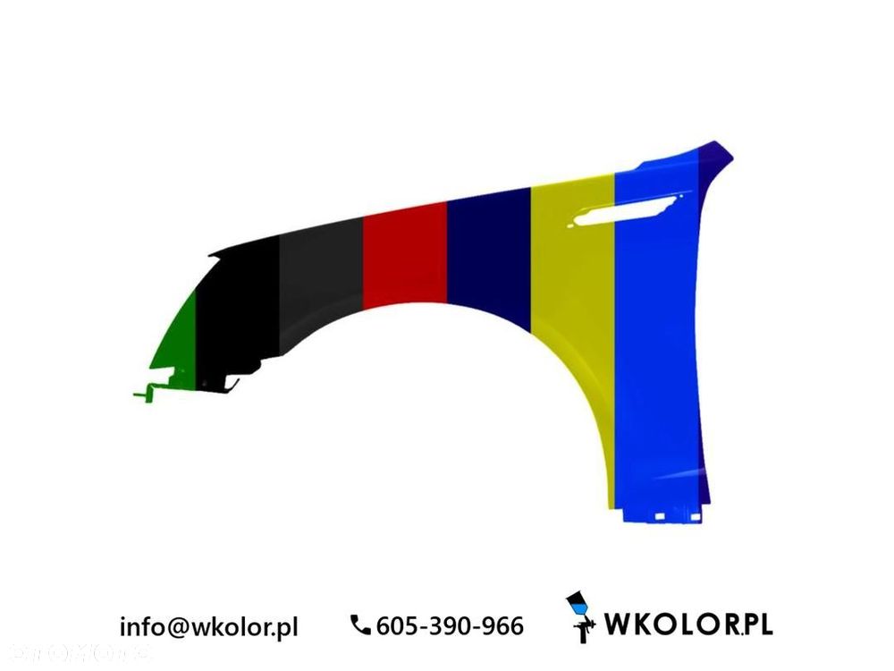 NOWY BŁOTNIK CADILLAC CTS 2008-2014 LAKIEROWANY W KOLOR - 1