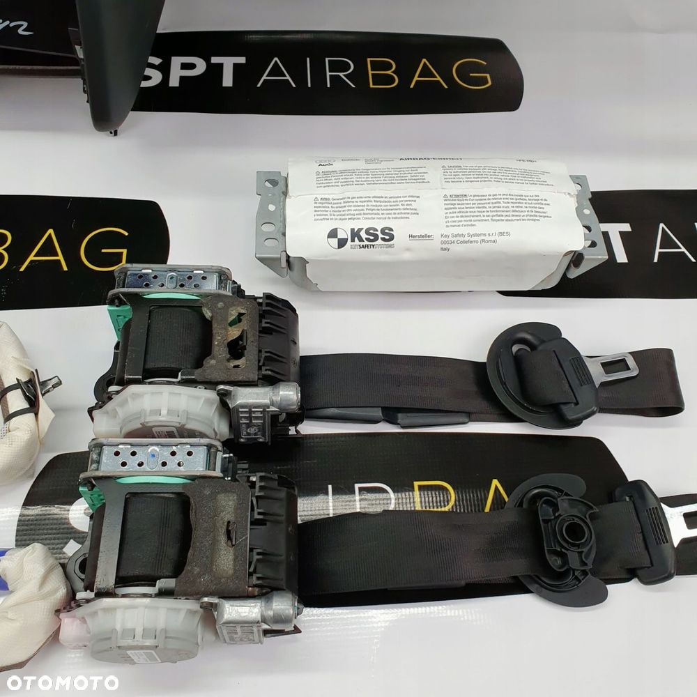 AUDI A4 B8 DESKA ROZDZIELCZA KONSOLA KOKPIT PULPIT PODUSZKI AIRBAG AIR BAG PASY KIT SET - 6