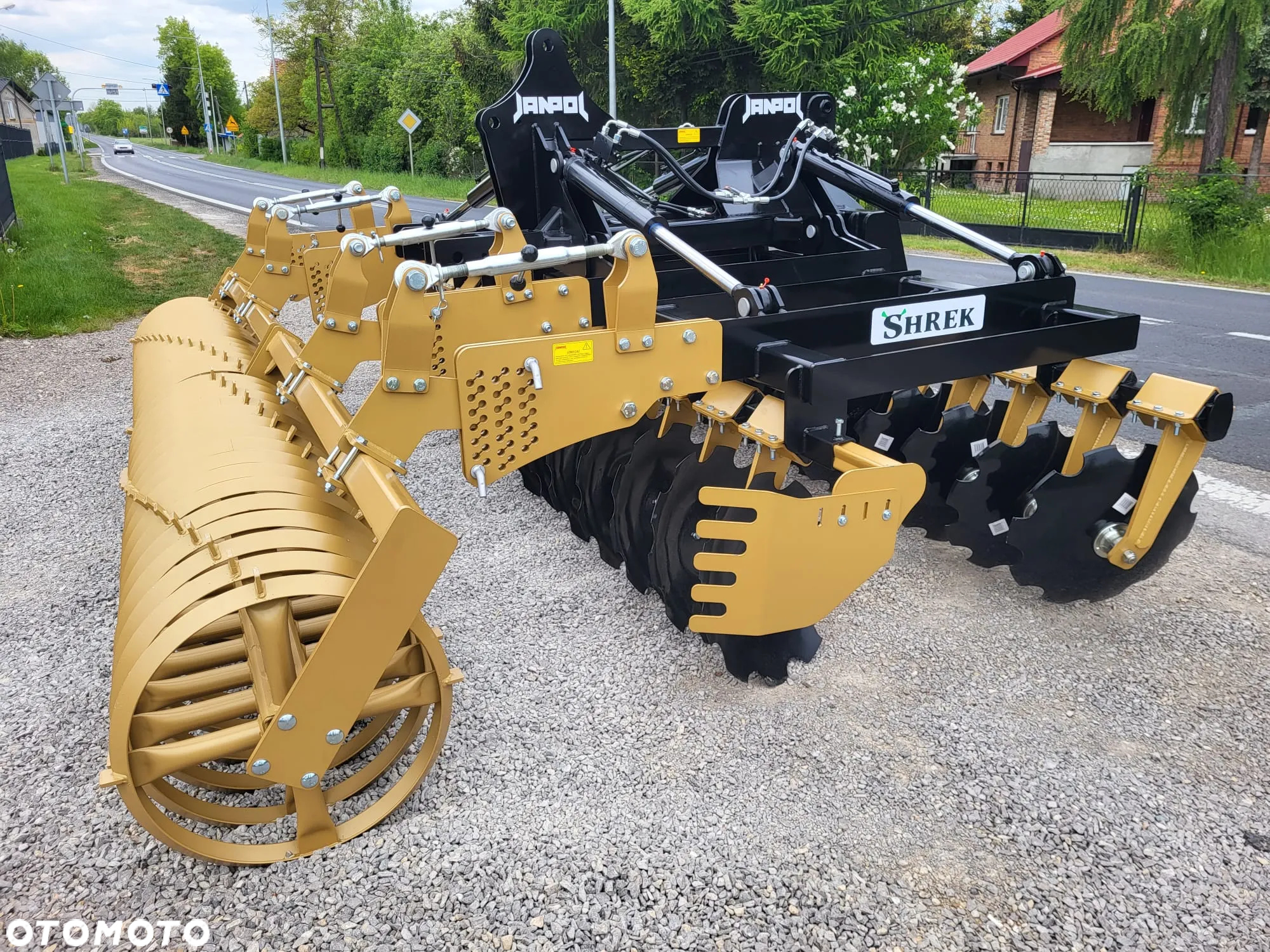 brona talerzowa hydrauliczna JANPOL SHREK 5m 560 talerz daszek 600 HIT - 3