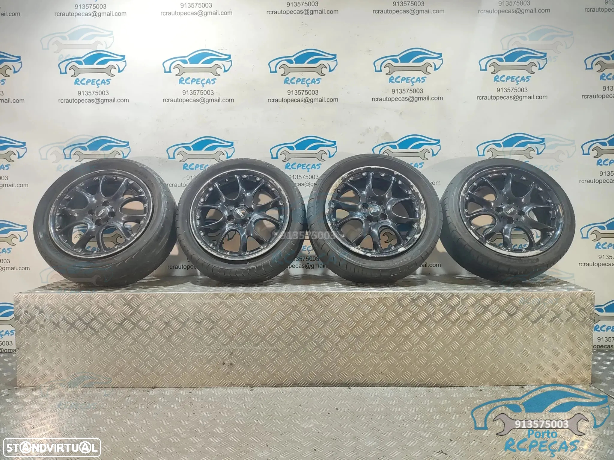 Jantes 17"  Ronal Mini Cooper S - Bi-partidas - 7J | ET48 | 4x100 - Jante | Originais | Cooper | One | John Cooper Works | Cooper SD | Polegadas | Clubman | Cabrio | Coupé | Original | Double Spoke | 36116787710 | 6787710 - 2