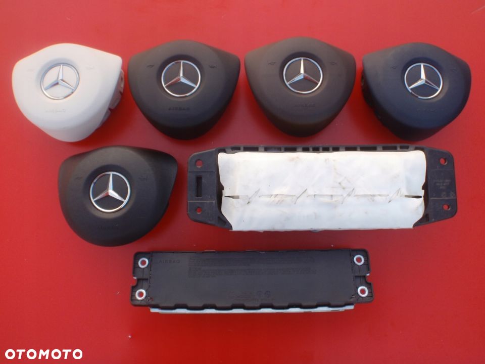 MERCEDES C W205 AIRBAG PODUSZKI PASY KURTYNA USA ! - 7