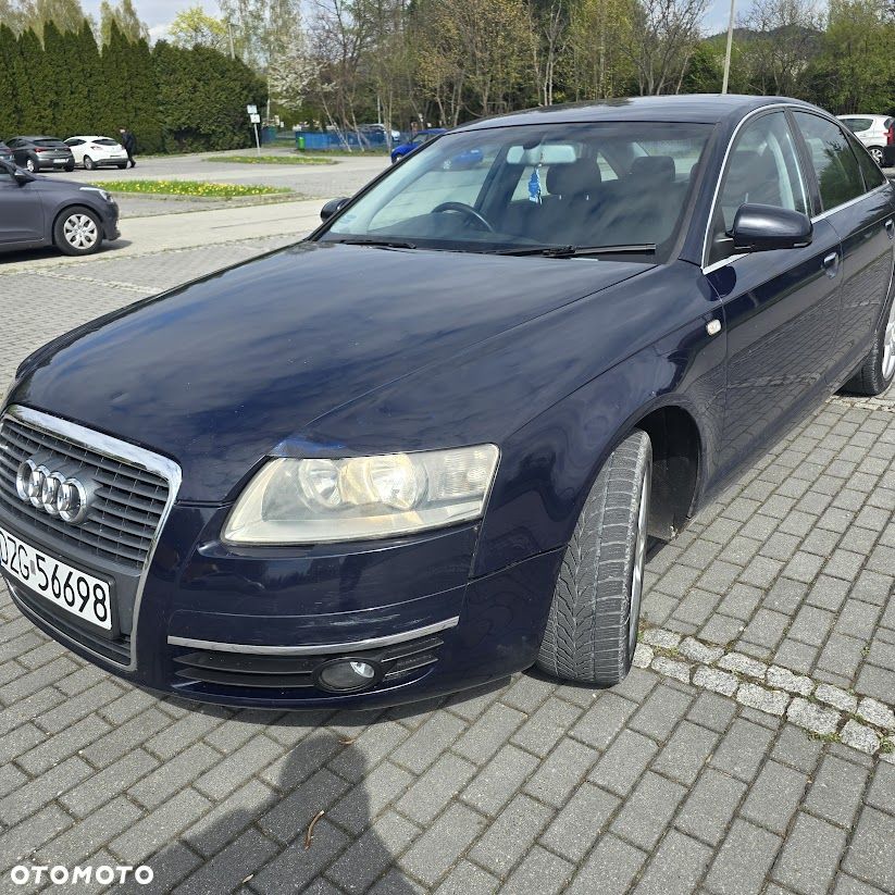 Kompletny Przód Zderzak Grill Maska Błotniki Lampy AUDI A6 C6