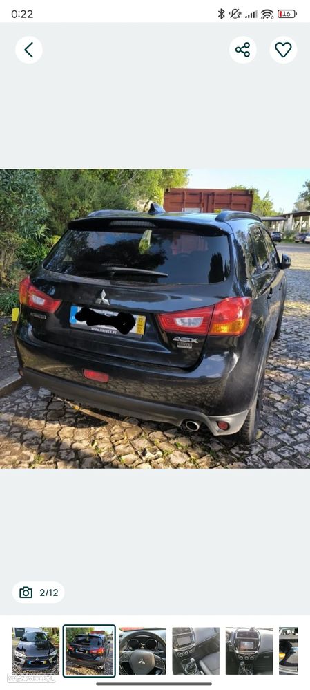 Mitsubishi ASX 1.6 DI-D Intense Black Edition - 2