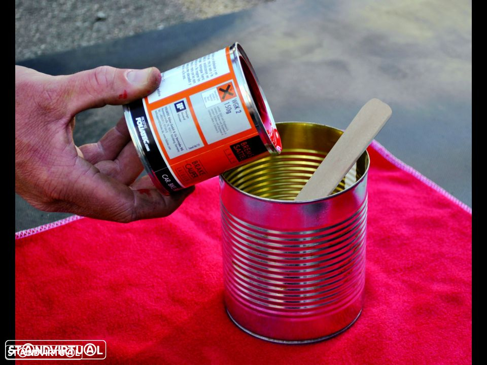 Tinta alta temperatura Foliatec de cor Cobre metálico brilhante (mercedes AMG carbon ceramic) para bombas / pinças travão, kit 3 c - 23