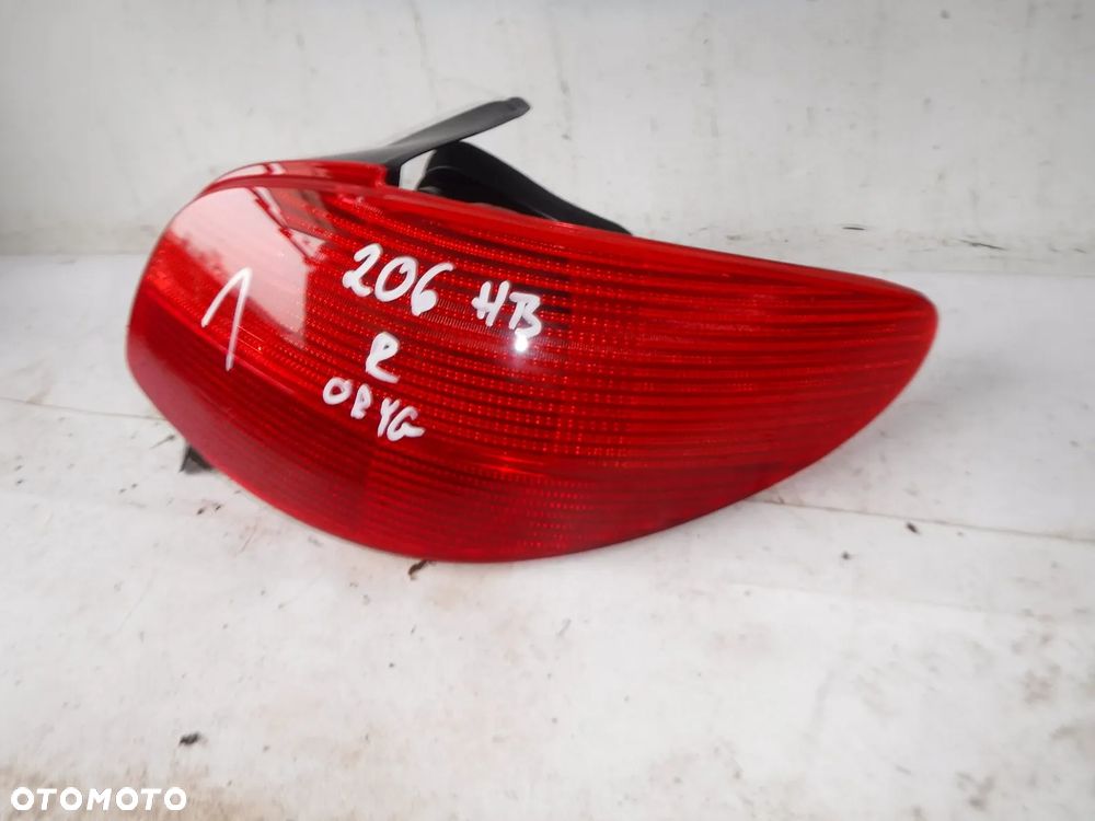 peugeot 206 lampa tył prawa tylna wkład  nowa oryginał - 8