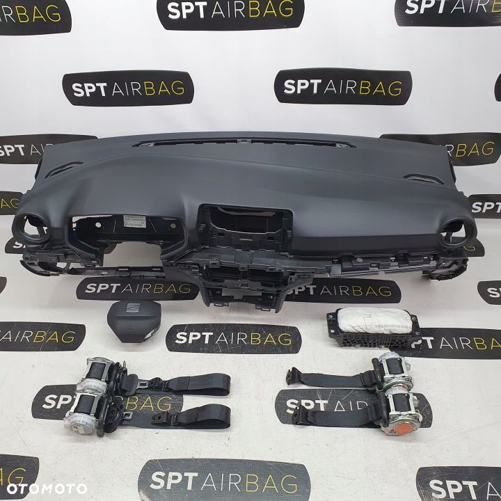 IBIZA 6F LIFT DESKA ROZDZIELCZA KONSOLA KOKPIT PULPIT PODUSZKI AIRBAG AIR BAG PASY KIT SET - 1
