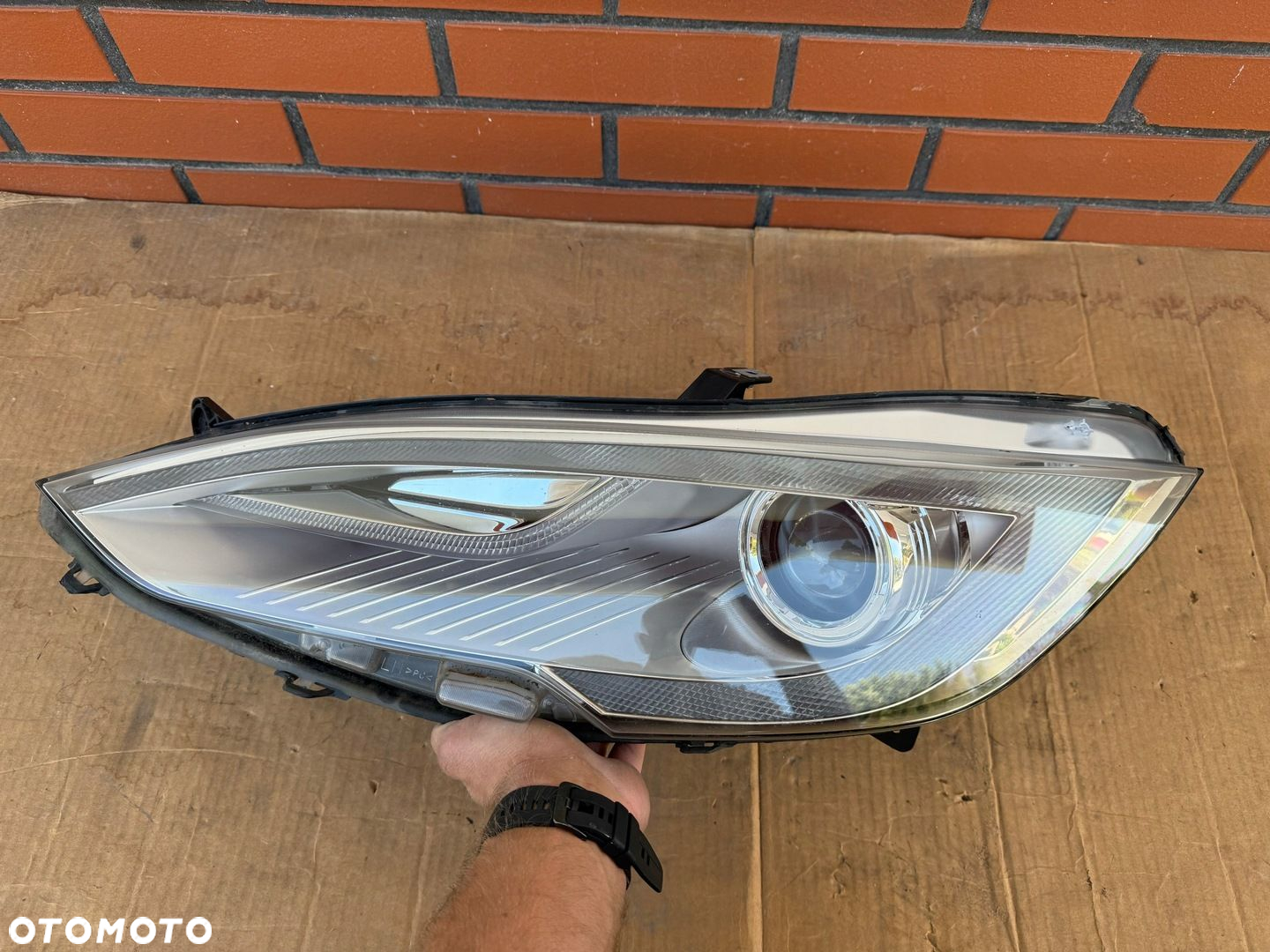 Tesla model S przed lift 12-15 bixenon lewy kompletny EU demontaz - 7