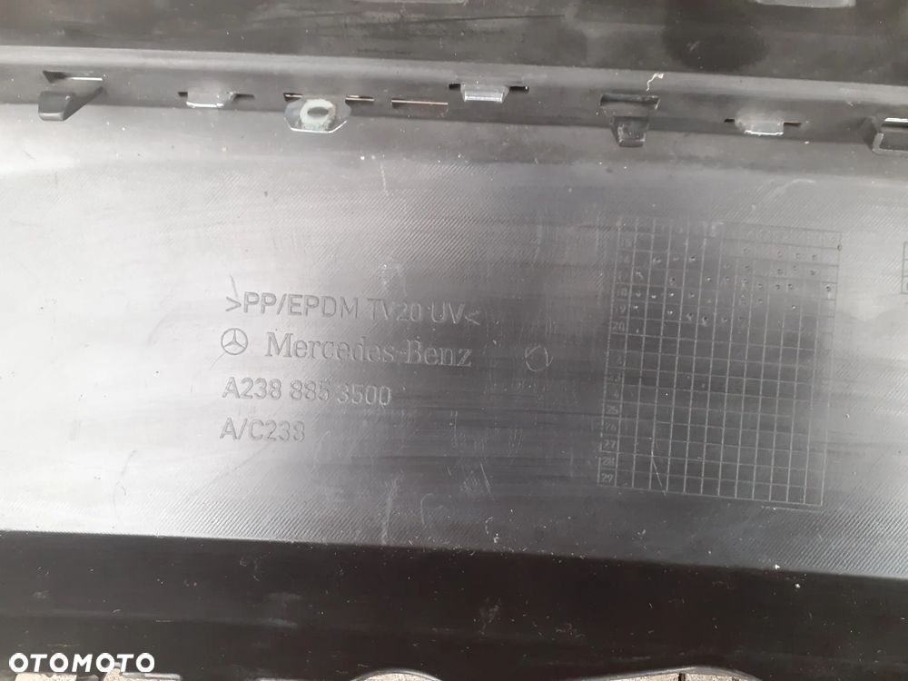 MERCEDES E C238 W238 2016-> SPOILER, DOKŁADKA ZDERZAKA TYŁ + CHROM ORYGINAŁ A2388853500 WYSYŁKA 24H - 10