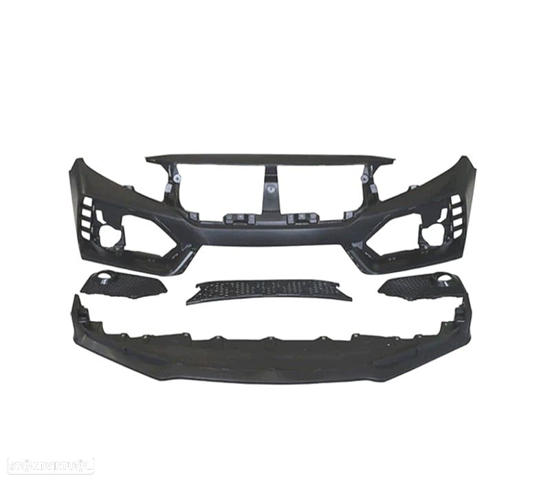PARA-CHOQUES FRONTAL HONDA CIVIC 16- LOOK TYPE-R - 3
