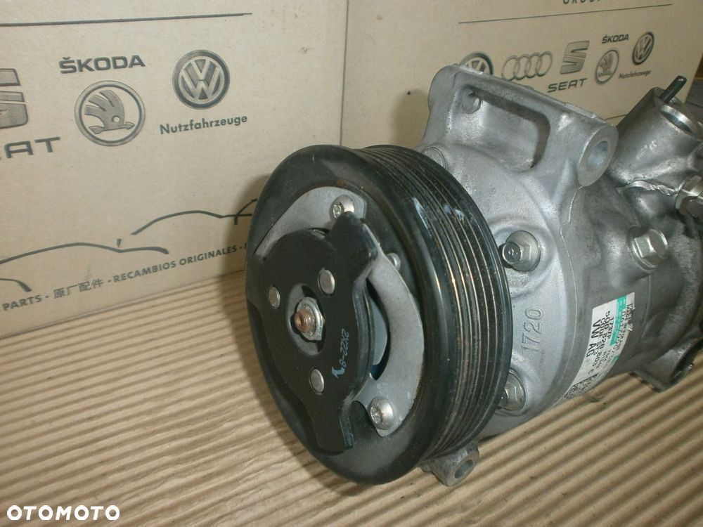 KOMPRESOR SPRĘŻARKA KLIMATYZACJI 5Q0820803C IDEALNY VW SKODA SEAT ŚLĄSK - 2