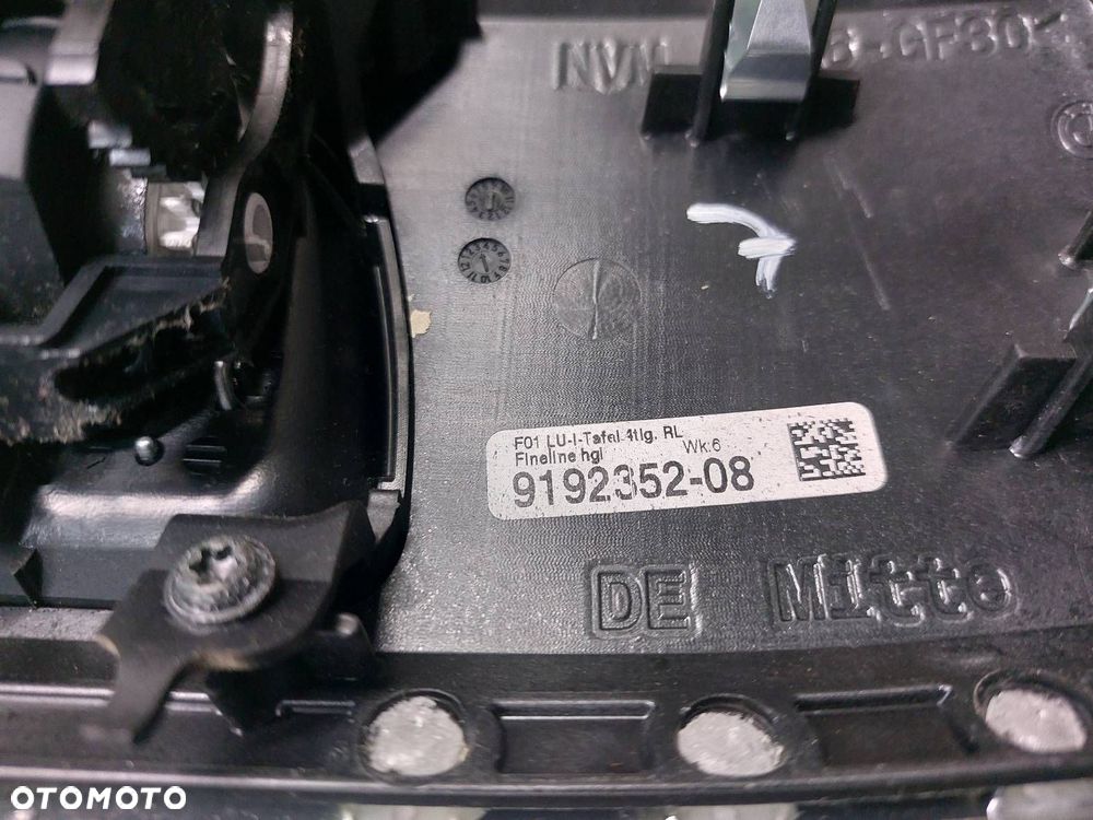 DEKORY LISTWY OZDOBNE KOMPLET BMW F01 730D UK 9115537 9115533 9115534 - 12