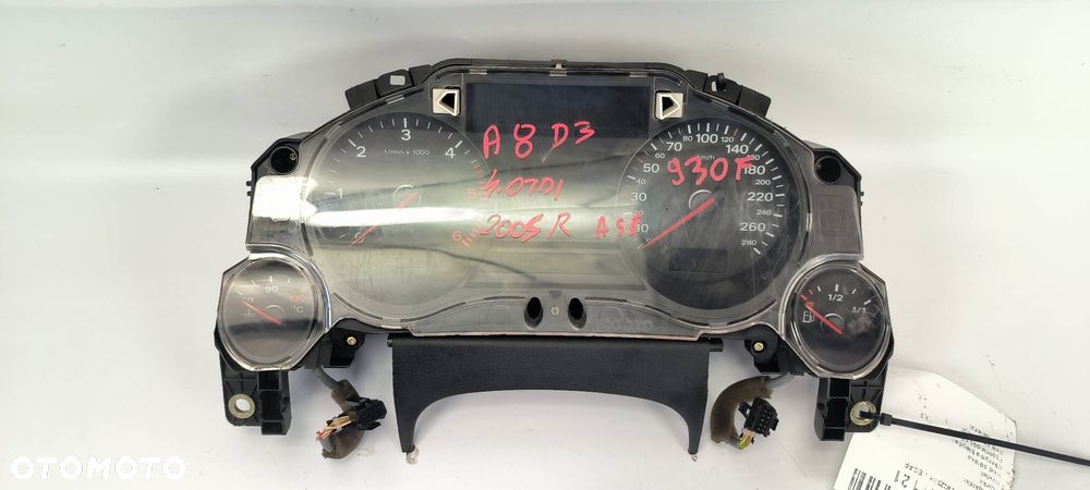 LICZNIK ZEGAR AUDI A8 D3 4E0920930F - 1