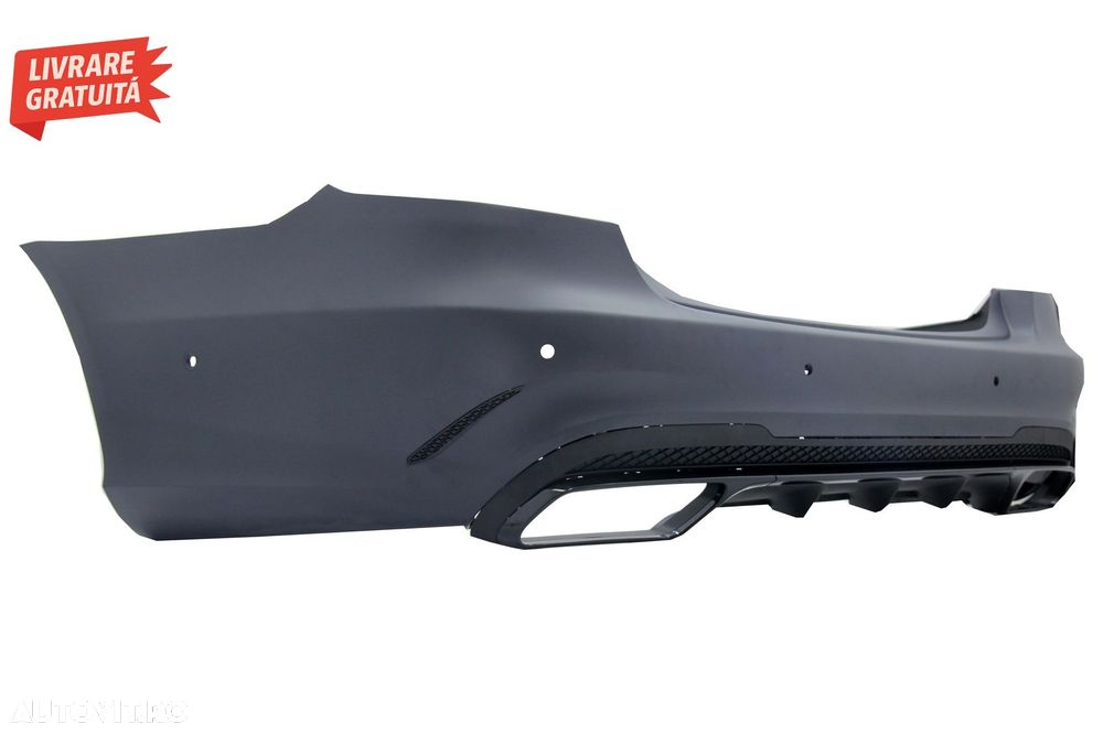 Kit Exterior Mercedes W212 E-Class Facelift (2013-2016) E63 Design Negru Lucios- livrare gratuita - 8