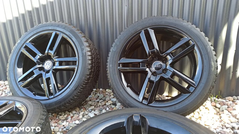 Q5 TIGUAN 19 5x112 Audi Volkswagen Oryginalne Koła Felgi Opony ZIMOWE - 7