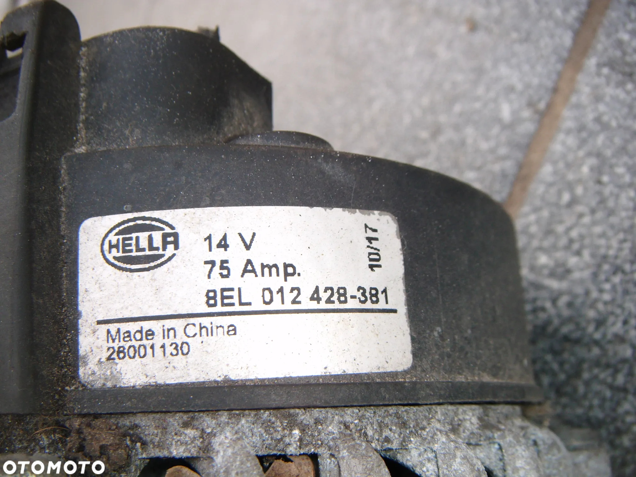 fiat grande punto 05r 1.2 alternator 8el012428-381 - 4